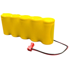 Nickel Cadmium Battery 6v 1800mah | BGN1800-5DWP-41REC (Rechargeable)