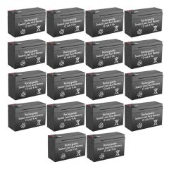 12V 9Ah Rechargeable Sealed Lead Acid High Rate Battery Set of 18