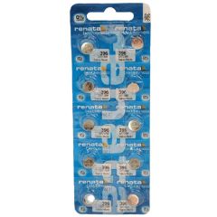 Renata 396 Silver Oxide Coin Battery (10 Pack) 1.55 Volt 32mAh