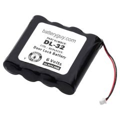 Alkaline Door Lock Battery, 6v 2200mAh | BG-DL32