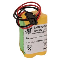 Nickel Metal Hydride Battery 4.8V 1800mAh | BGNMHAA1800-4EWP-7400EC (Rechargeable)