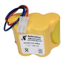 Nickel Cadmium Battery 6v 2500mah | BGN2500-5FWP-A800EC (Rechargeable)