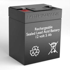 12v 5Ah Rechargeable Sealed Lead Acid (Rechargeable SLA) Battery ~ BG-1250F2