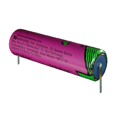 TL-5937/T Tadiran Industrial Lithium DD Cell with Tabs 3.6v 35Ah