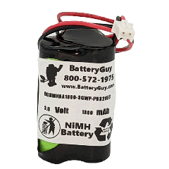 Nickel Metal Hydride Battery 3.6V 1800mAh ~ BGNMHAA1800-3GWP-PR326EC (Rechargeable)