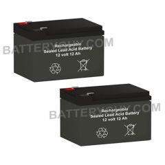 Rascal 115, 140F, 140T, AutoGo 550 Scooter, EM100, EM115 battery set