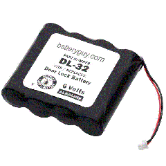 Alkaline Door Lock Battery, 6v 2200mAh | BG-DL32RP