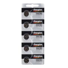 Energizer 344/350 Silver Oxide Coin Battery (5 Pack) 1.55v 100mah