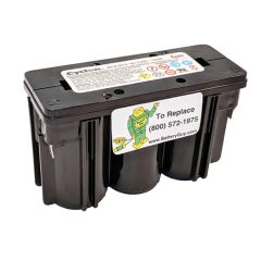 Hawker/Cyclon/Enersys 0819-0012 Battery | 6v 2.5Ah Emergency Light Battery