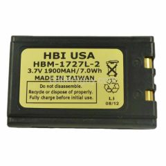 3.7 volt 1900 mAh barcode scanner battery HBM-1727L-2