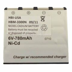 6 volt 700 mAh barcode scanner battery HBM-3300N