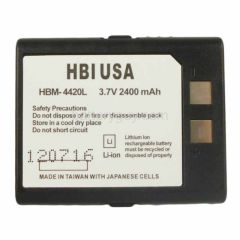 3.7 volt 2400 mAh barcode scanner battery HBM-4420L