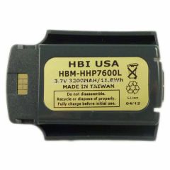 3.7 volt 3200 mAh barcode scanner battery HBM-HHP7600L