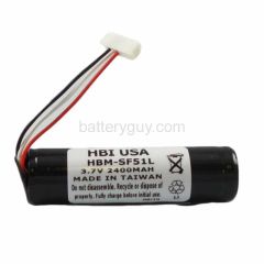 3.7 volt 2400 mAh barcode scanner battery HBM-SF51L