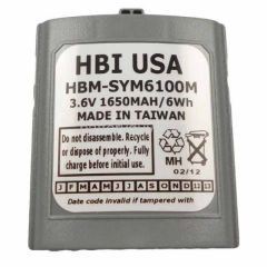 3.6 volt 1650 mAh barcode scanner battery HBM-SYM6100M
