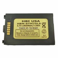 3.7 volt 1900 mAh barcode scanner battery HBM-SYM70LS