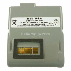 7.4 volt 5200 mAh barcode printer battery HBP-RW420L