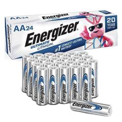 L91 Energizer Ultimate Lithium AA 3000mAh Battery - 24 Piece Box