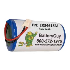 ER34615M 3.6V 14AH Lithium Battery Replacement for Visonic Alarm Sirens & Clothes Bin Bins