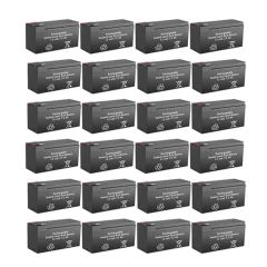 12v 7.5Ah Rechargeable Sealed Lead Acid High Rate Battery Set of Twentyfour