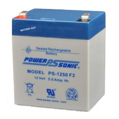 Power-Sonic PS-1250 F1 F2 | SLA Battery 12v 5ah