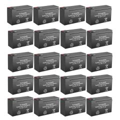 12v 7.5Ah Rechargeable Sealed Lead Acid High Rate Battery Set of Twenty