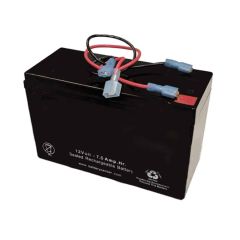 12v 7.5Ah Rechargeable High Rate SLA Battery with Wire Leads | BGH-1275F2WLFC(MALE P/ FEMALE N)