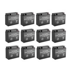12v 18Ah Rechargeable Sealed Lead Acid High Rate Battery Set of Twelve