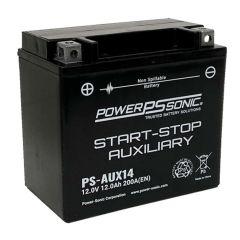 Power-Sonic PS-AUX14 12V 200 CCA Start-Stop Auxiliary AGM Battery