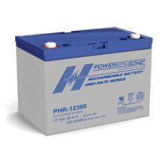 Power Sonic PHR-12300 Rechargeable SLA Battery 12V 324 Watts/Cell T6 Terminal