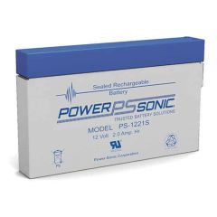Power-Sonic PS-1221S | Rechargeable SLA Battery 12v 2Ah