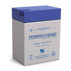 Power-Sonic PS-6120 FP | Rechargeable SLA Battery 6v 12Ah