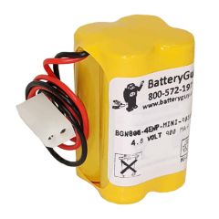 Nickel Cadmium Battery 4.8v 900mah | BGN800-4EWP-32016030M (Rechargeable)