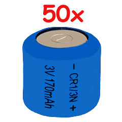 50 x Lithium Battery 3v 170 mah | CR-1/3N