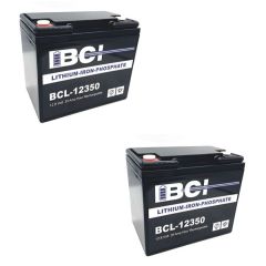 BCL-12350 (Qty of 2) LifePo4 Rechargeable Battery