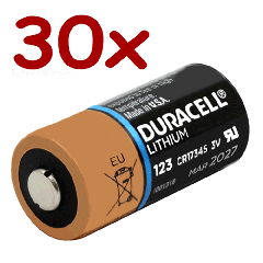 30 x Lithium Battery 3v 1400 mah | DL123A