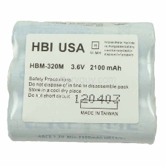 3.6 volt 2500 mAh barcode scanner battery HBM-320M