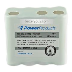 9.6 volt 1650 mAh NiMH Two Way Radio Battery for Ritron - BG-BPX8NMH (Rechargeable)