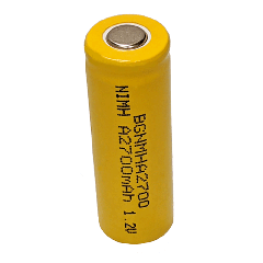 BGNMHA2700 Nickel Metal Hydride Flat Top A Battery 1.2v 2700mah | BGNMHA2700 (Rechargeable)