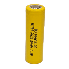 BGNMHAA2100 Nickel Metal Hydride Flat Top AA Battery 1.2v 2100mah | BGNMHAA2100 (Rechargeable)