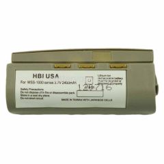 3.7 volt 2400 mAh barcode scanner battery HBM-1000L