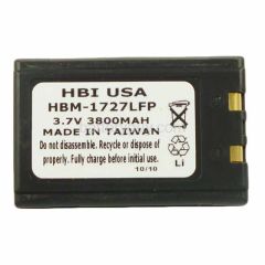 3.7 volt 3800 mAh barcode scanner battery HBM-1727LFP