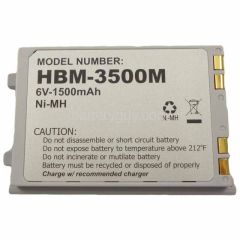 6 volt 1500 mAh barcode scanner battery HBM-3500M