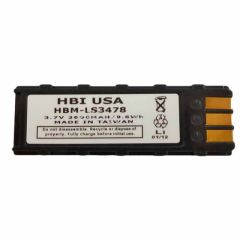 3.7 volt 2300 mAh barcode scanner battery HBM-LS3478