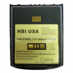 3.7 volt 3600 mAh barcode scanner battery HBM-SYM55L