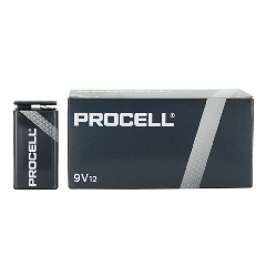 DuraCell PC1604 PROCELL 9 Volt Alkaline Cell - Box of 12 Pieces